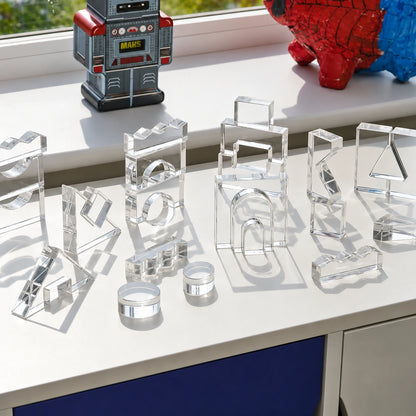 TickiT Clear Crystal Block Set-TickiT Clear Crystal Block Set