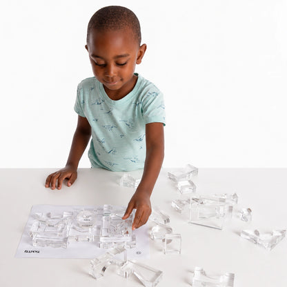 TickiT Clear Crystal Block Set-TickiT Clear Crystal Block Set