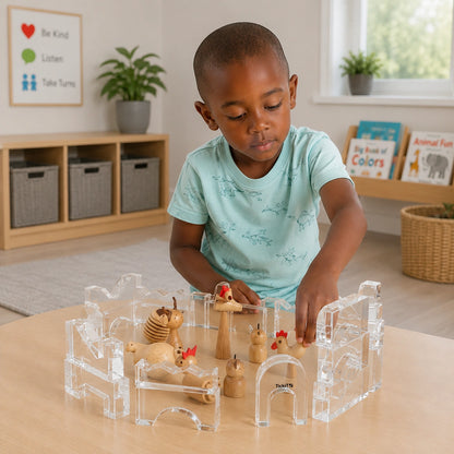 TickiT Clear Crystal Block Set-TickiT Clear Crystal Block Set