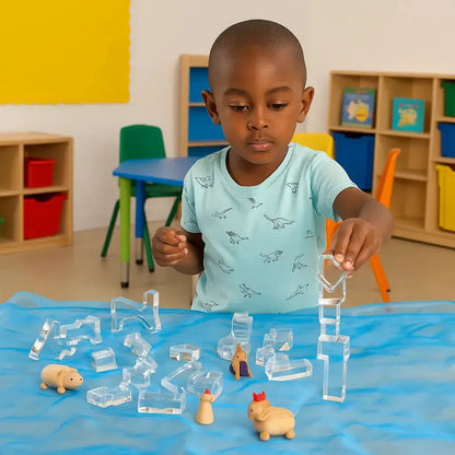 TickiT Clear Crystal Block Set-TickiT Clear Crystal Block Set