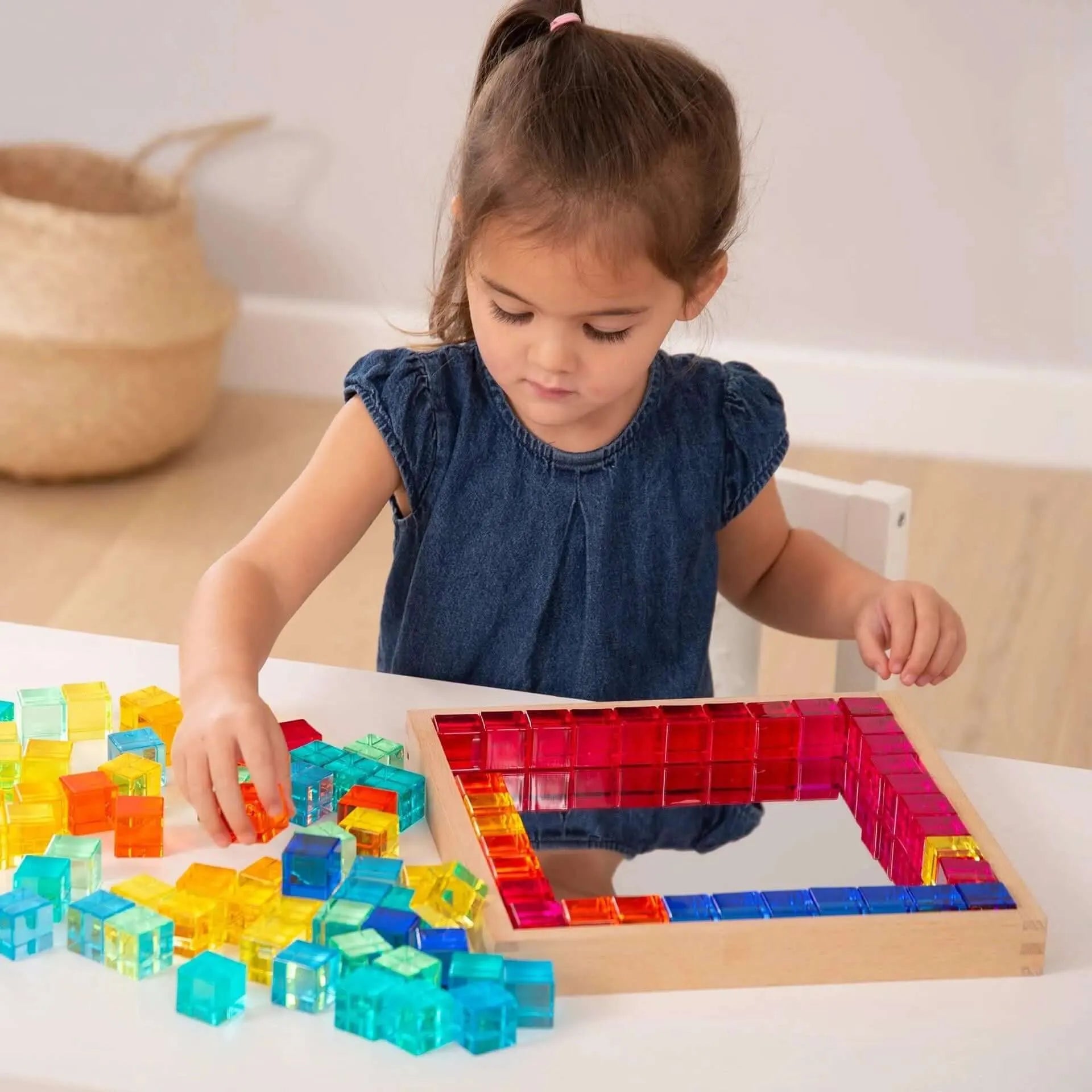 TickiT Gem Cube Mirror Tray-TickiT Gem Cube Mirror Tray
