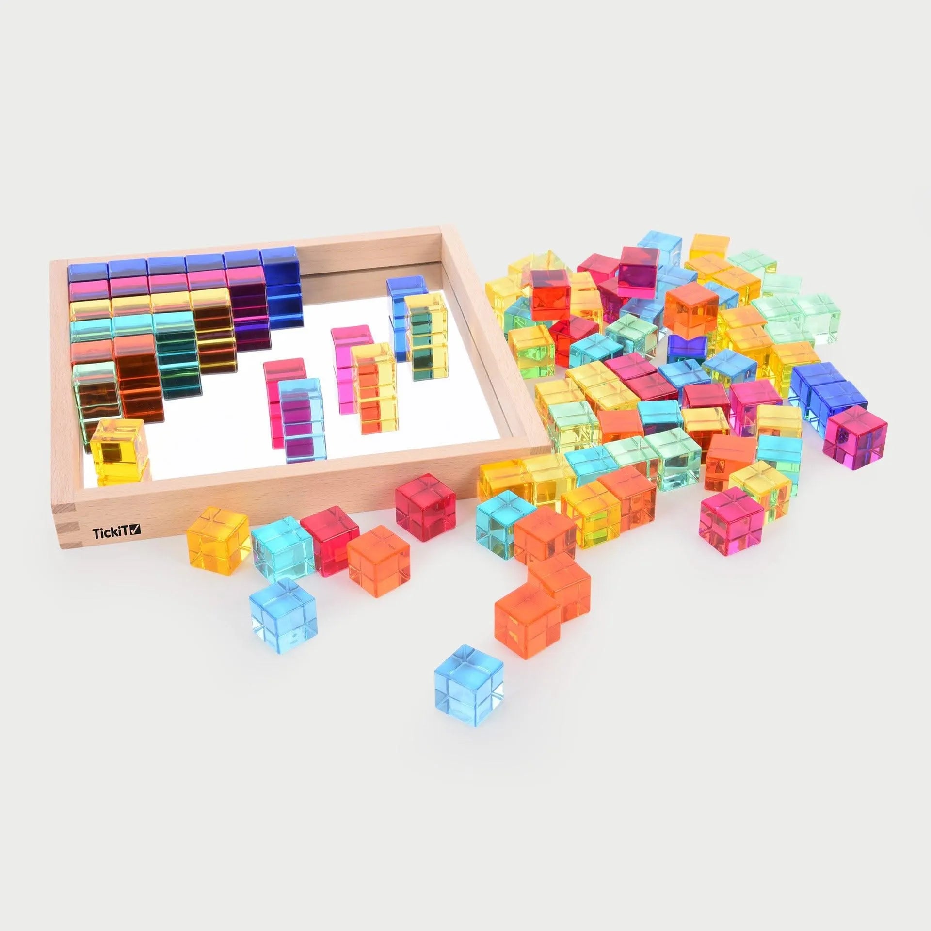 TickiT Gem Cube Mirror Tray-TickiT Gem Cube Mirror Tray