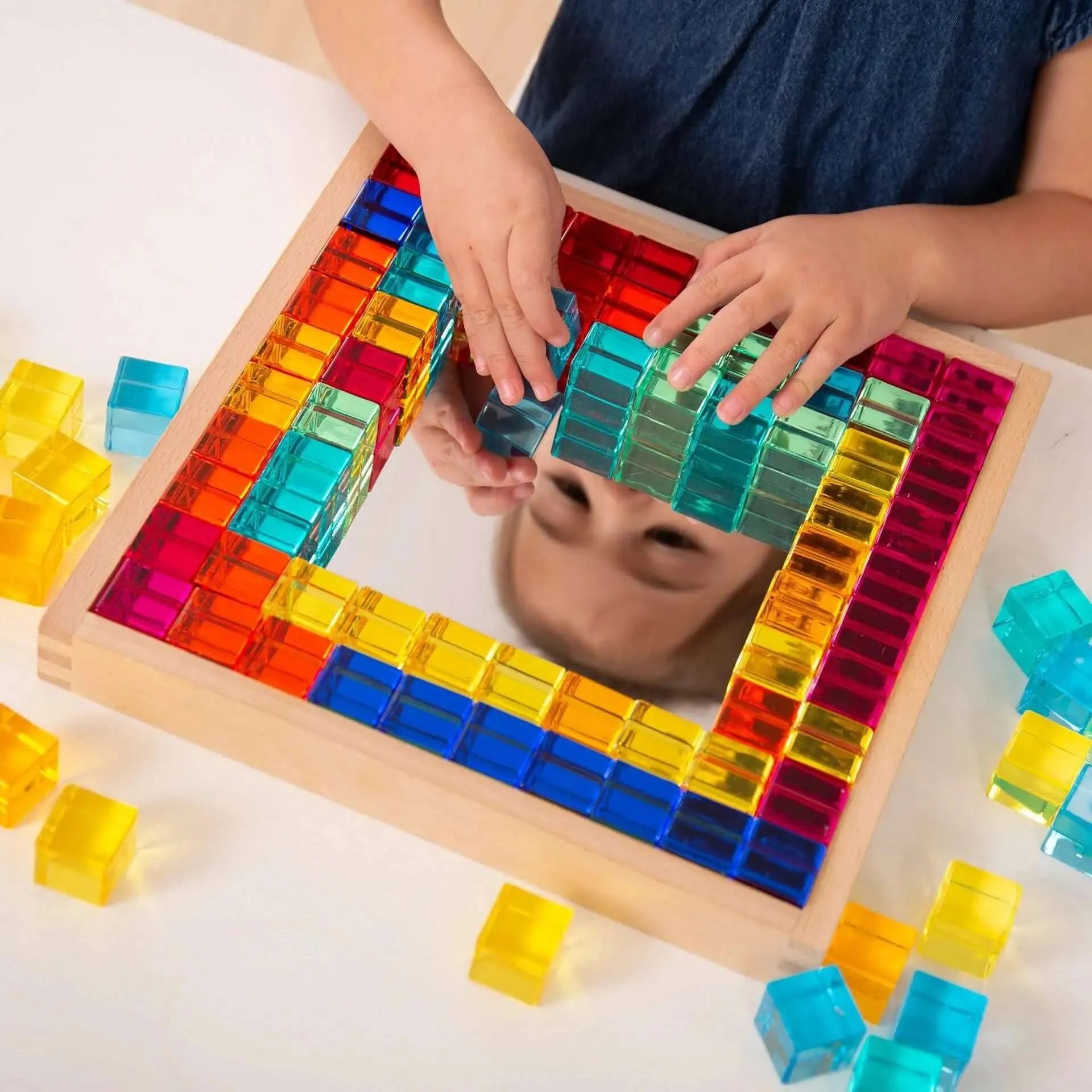 TickiT Gem Cube Mirror Tray-TickiT Gem Cube Mirror Tray