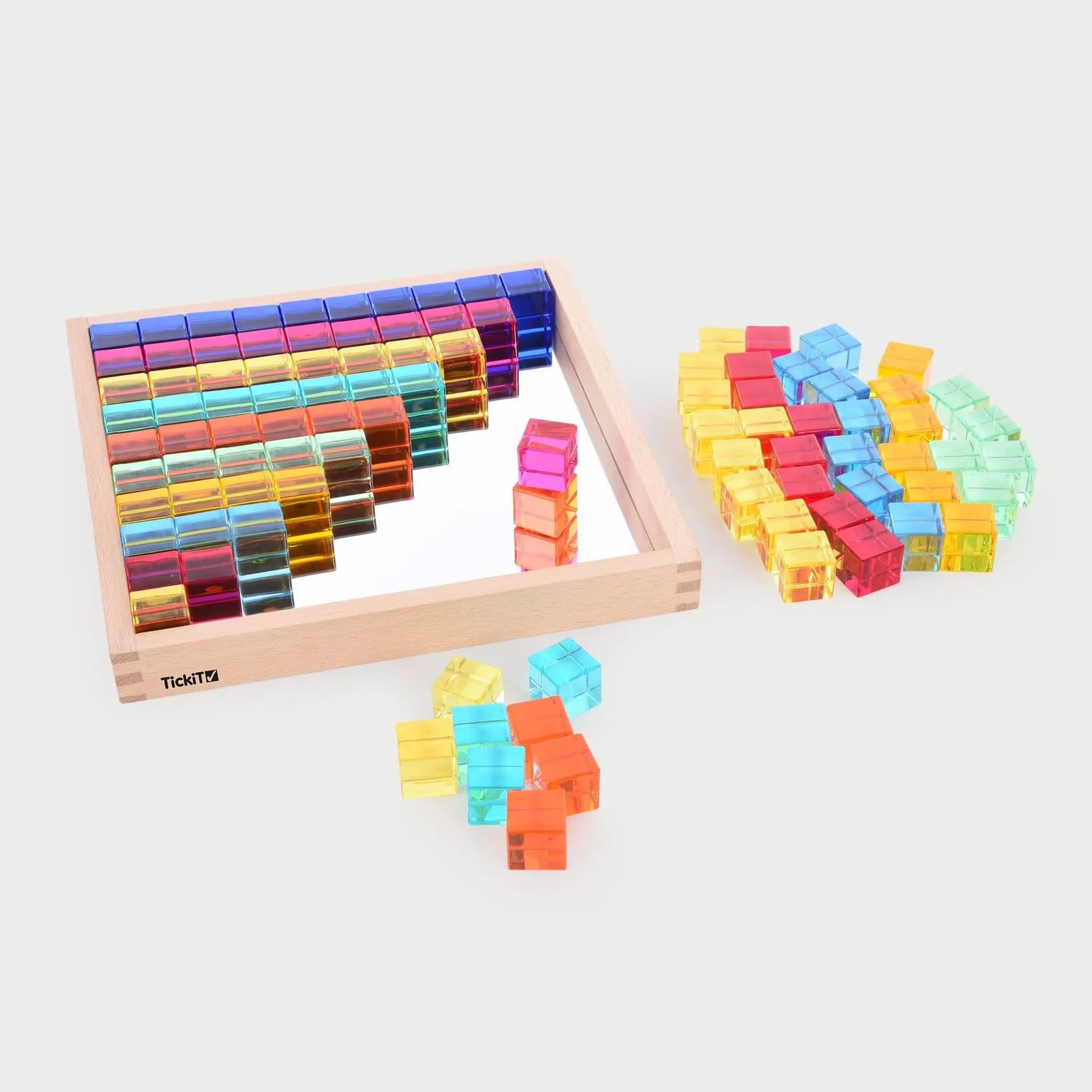 TickiT Gem Cube Mirror Tray-TickiT Gem Cube Mirror Tray