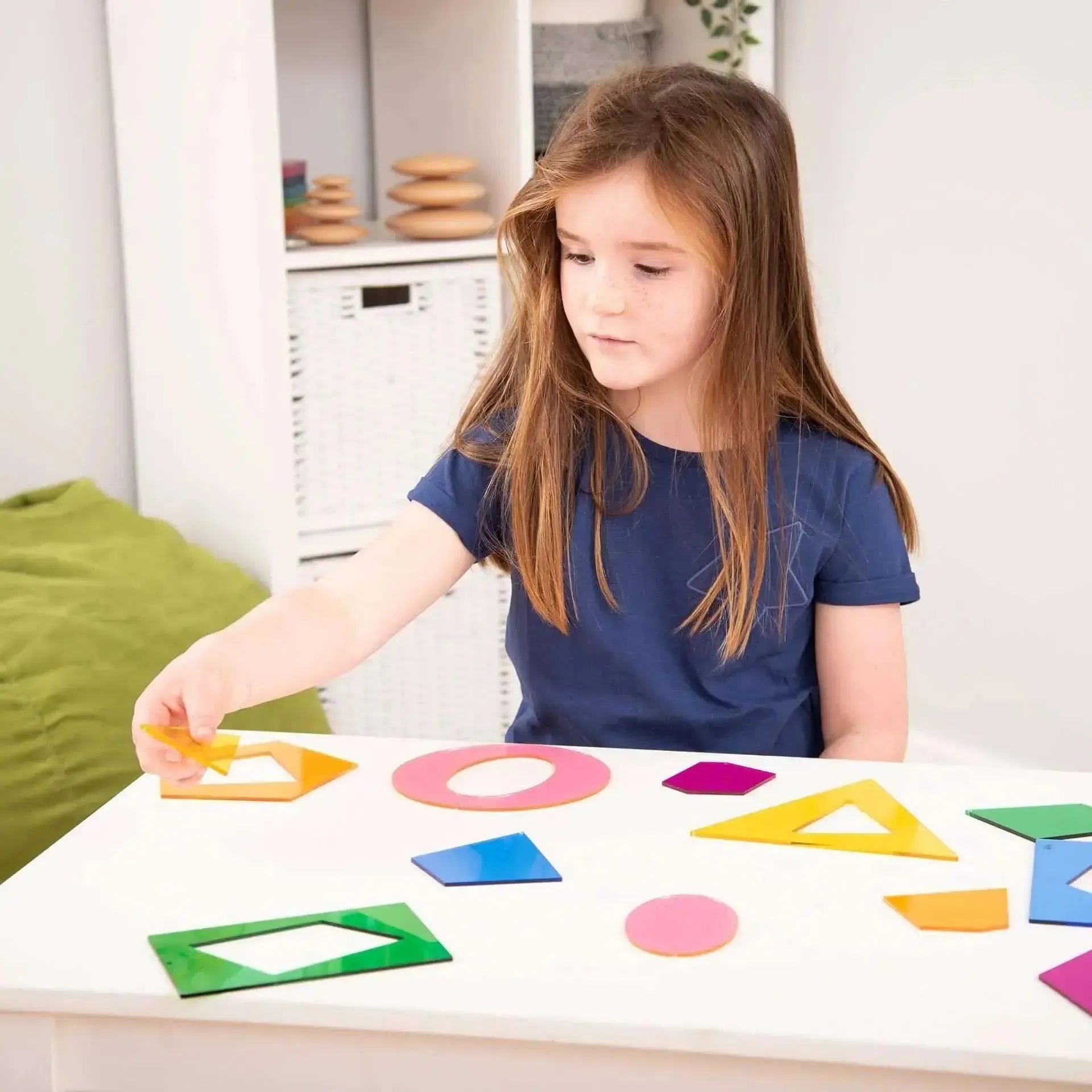 TickiT Jumbo Forme Regolari E Irregolari - 12 Forme Geometriche In Acrilico Colorato Per Bambini Dai 3 Anni