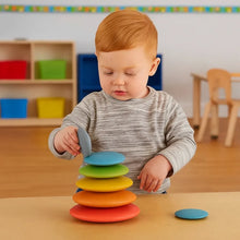 TickiT Rainbow Wooden Buttons-TickiT Rainbow Wooden Buttons