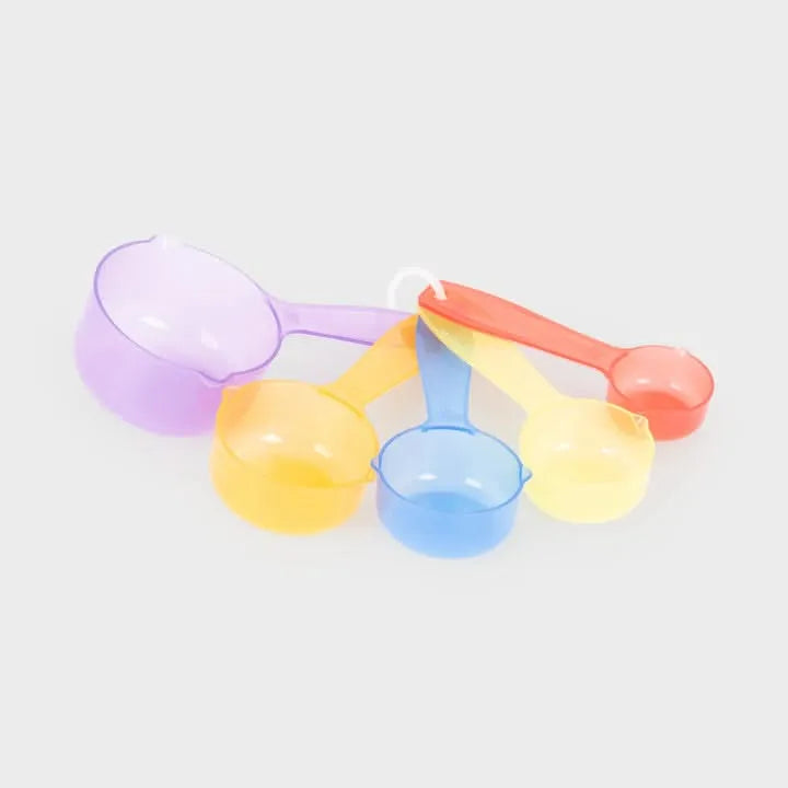 Tickit Translucent Colour Measuring Cups-Tickit Translucent Colour Measuring Cups