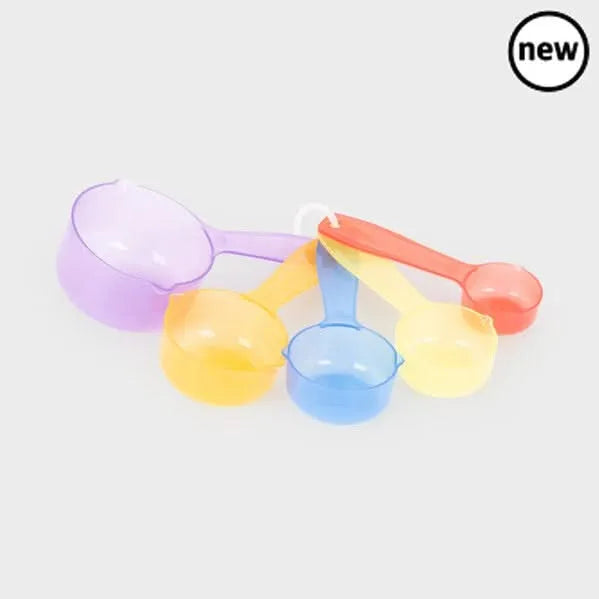 Tickit Translucent Colour Measuring Cups-Tickit Translucent Colour Measuring Cups