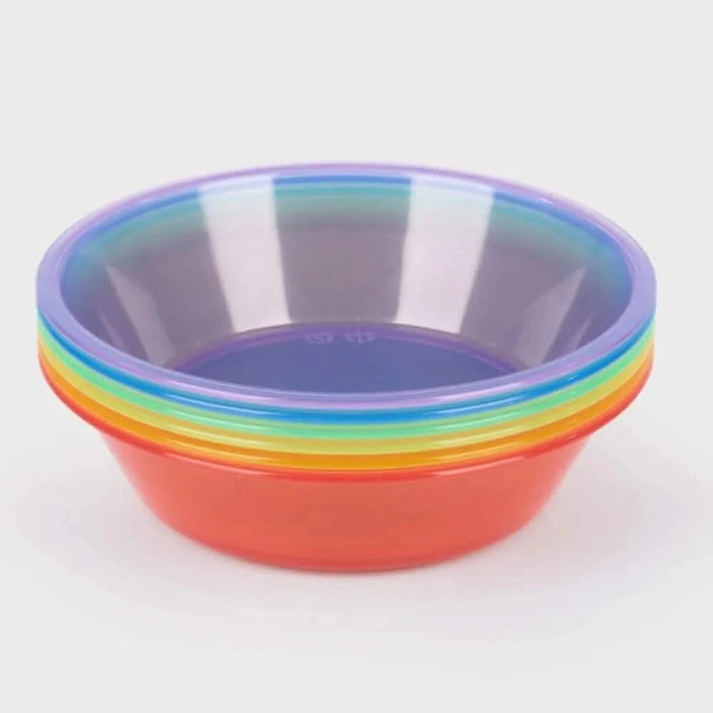 TickiT Translucent Colour Sorting Bowls-TickiT Translucent Colour Sorting Bowls