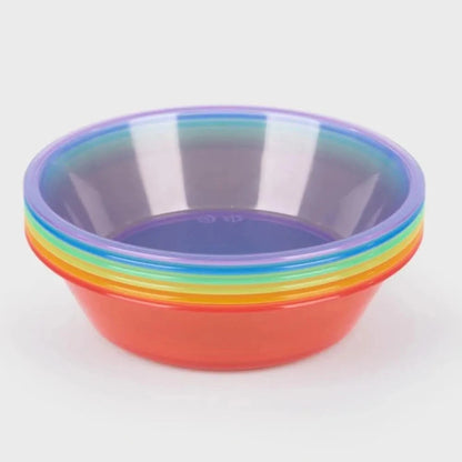 TickiT Translucent Colour Sorting Bowls-TickiT Translucent Colour Sorting Bowls
