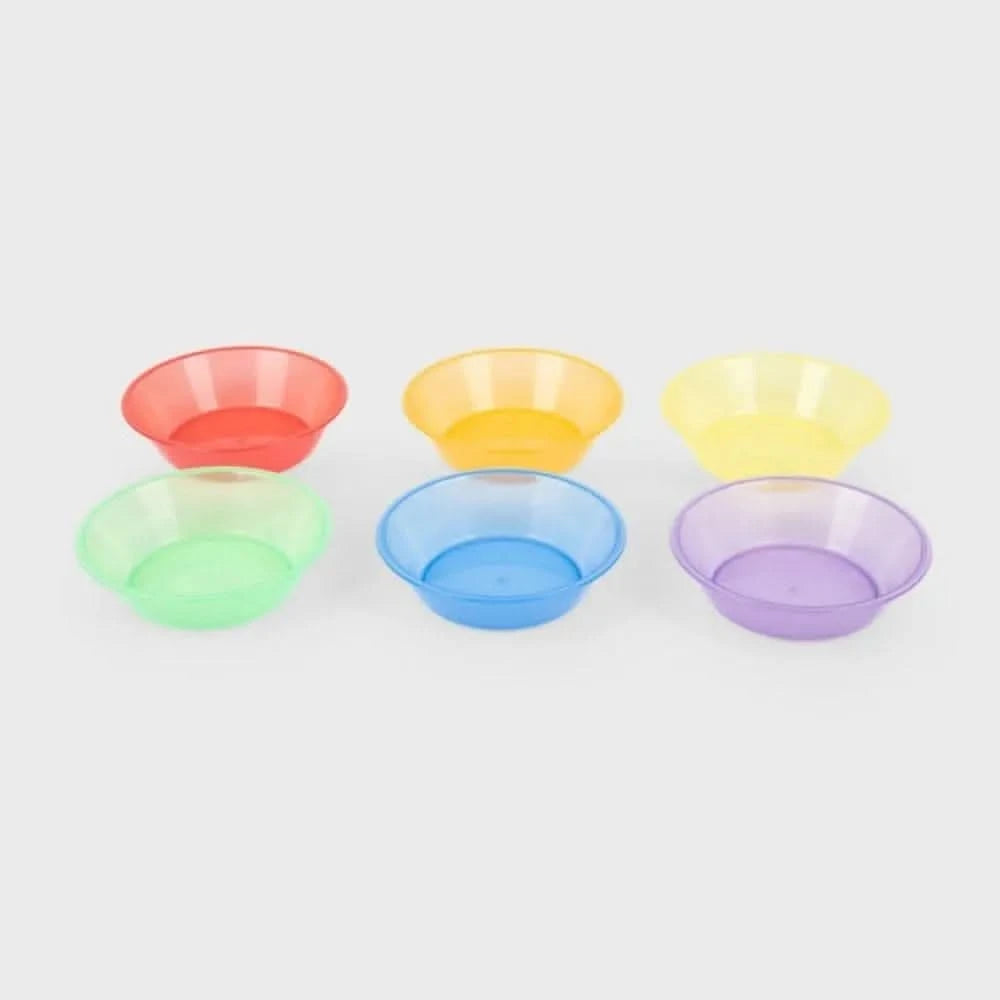 TickiT Translucent Colour Sorting Bowls-TickiT Translucent Colour Sorting Bowls