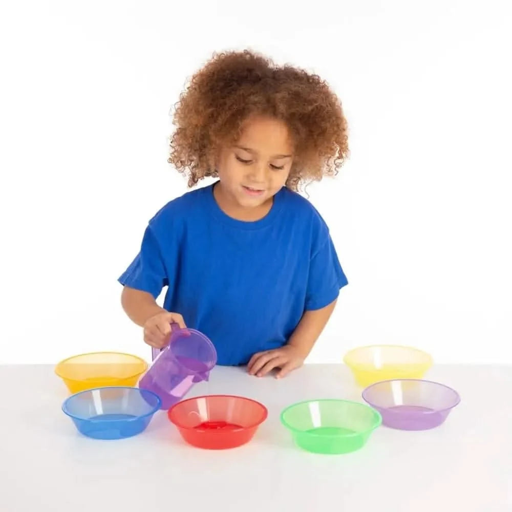 TickiT Translucent Colour Sorting Bowls-TickiT Translucent Colour Sorting Bowls