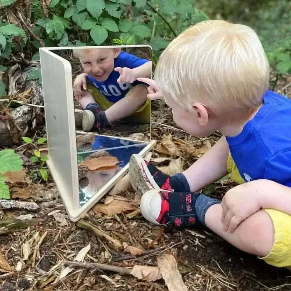 TickiT Wooden 4-Way Mirror-TickiT Wooden 4-Way Mirror