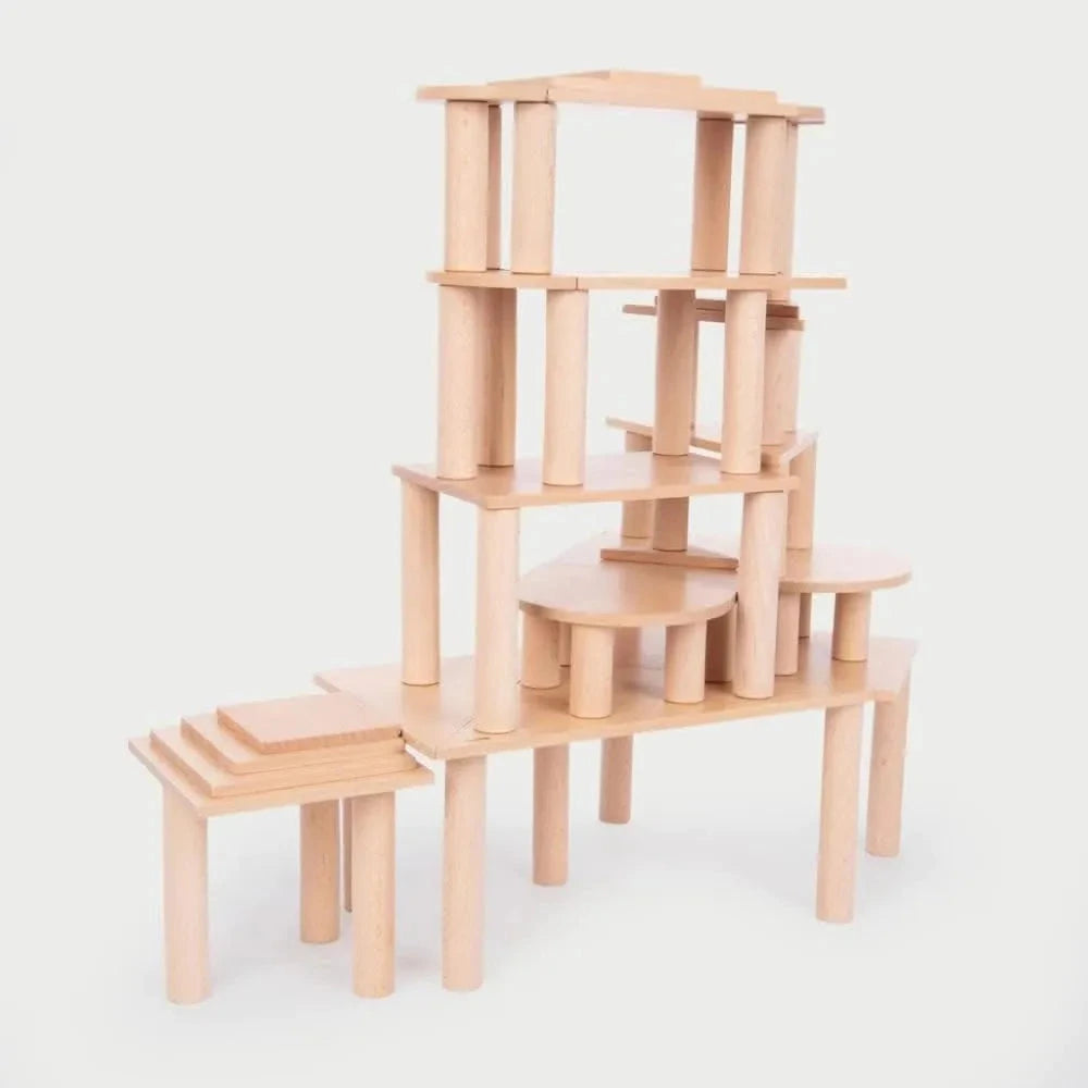 TickiT Wooden Architect Columns-TickiT Wooden Architect Columns
