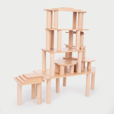 TickiT Wooden Architect Columns-TickiT Wooden Architect Columns