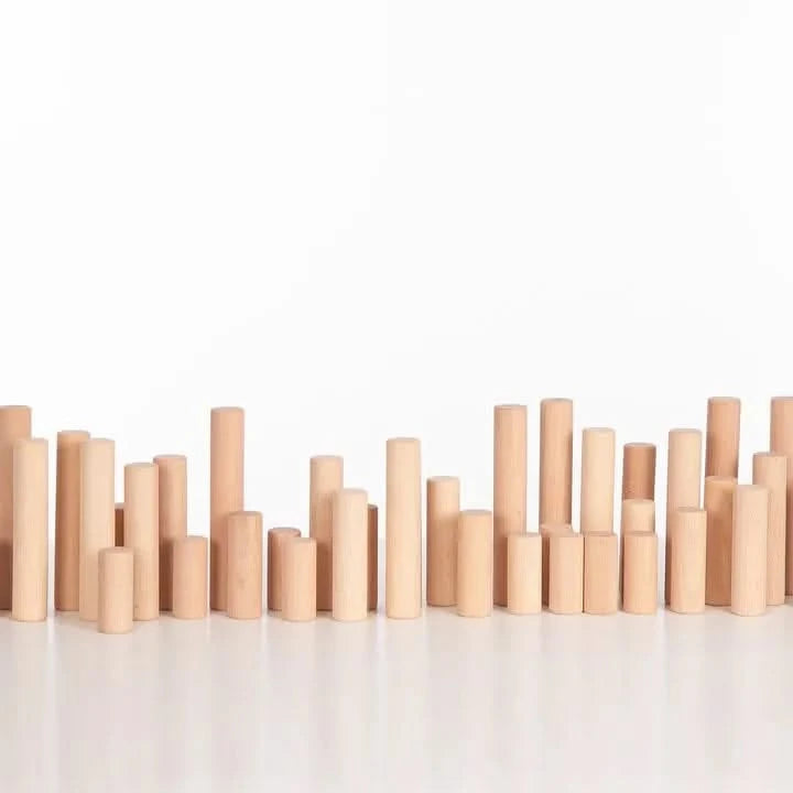 TickiT Wooden Architect Columns-TickiT Wooden Architect Columns