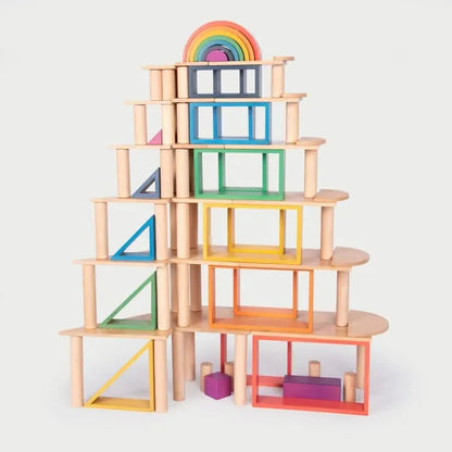 TickiT Wooden Architect Columns-TickiT Wooden Architect Columns