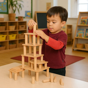 TickiT Wooden Architect Columns-TickiT Wooden Architect Columns