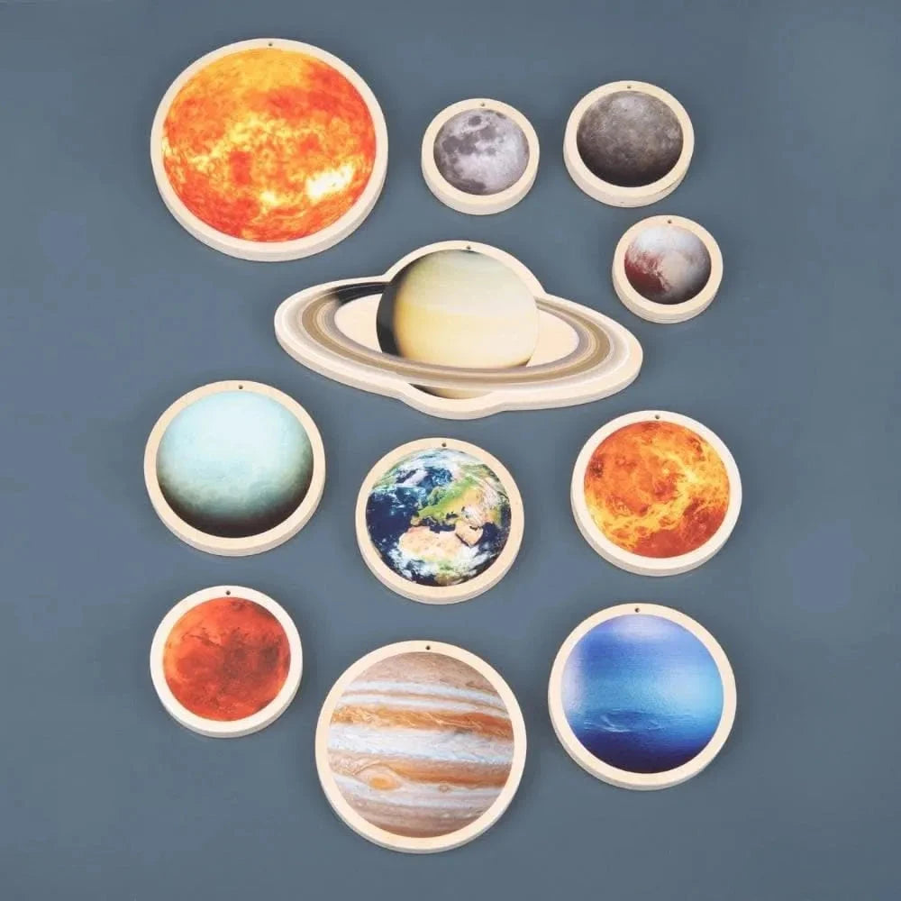 TickiT Wooden Solar System Discs-TickiT Wooden Solar System Discs