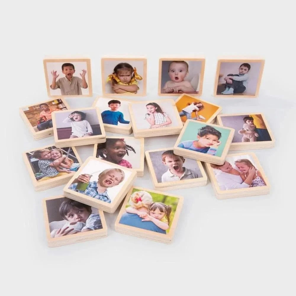 TickiT® My Emotions Wooden Tiles-TickiT® My Emotions Wooden Tiles