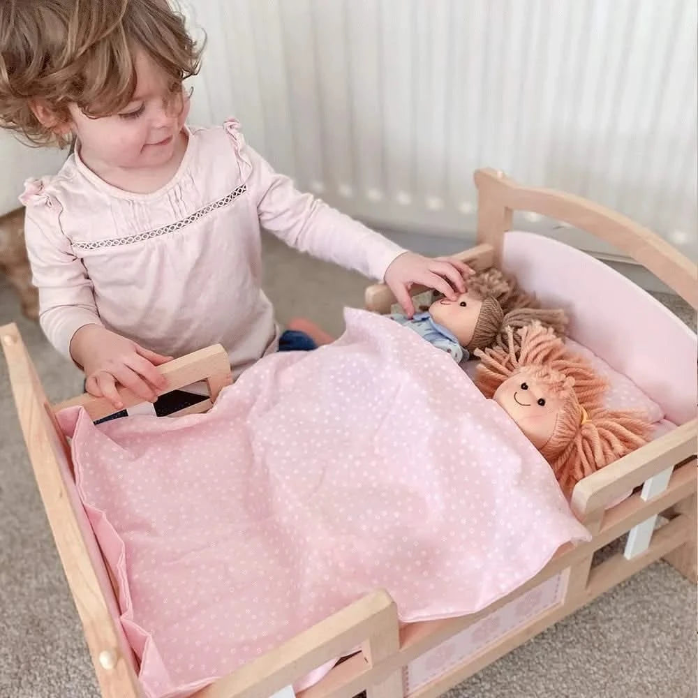 Tidlo 2-in-1 Dolls Cot-Tidlo 2-in-1 Dolls Cot