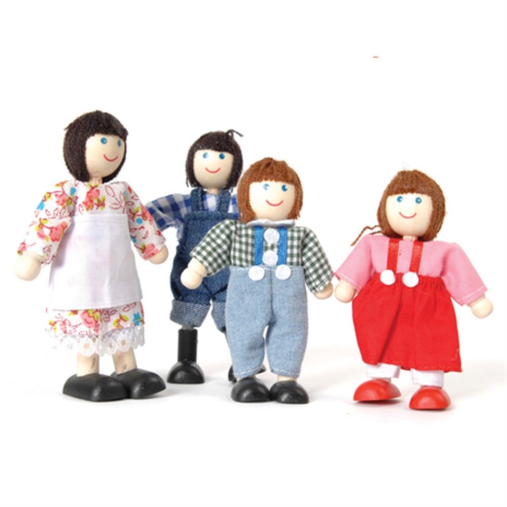 Tidlo Farm Family, The Tidlo Farm Family set of 4 Farm Family Figures is a great addition to help run the busy farm. The arms and legs are made from a bendy flexible material for extra play value. Just what you need to run a busy farm - Mr and Mrs Farmer and their two children, a son and daughter! All happy and ready to work, the farm family are all dressed suitably ready for a day of looking after the animals and bringing in the harvest. The Tidlo Farm Family figures have flexible, poseable arms and legs, 