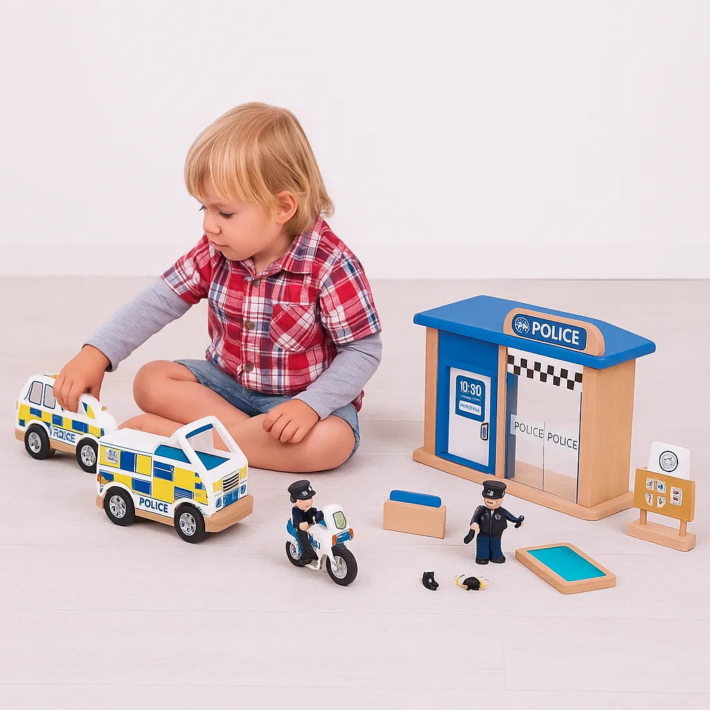 Tidlo Police Station Toy-Tidlo Police Station Toy