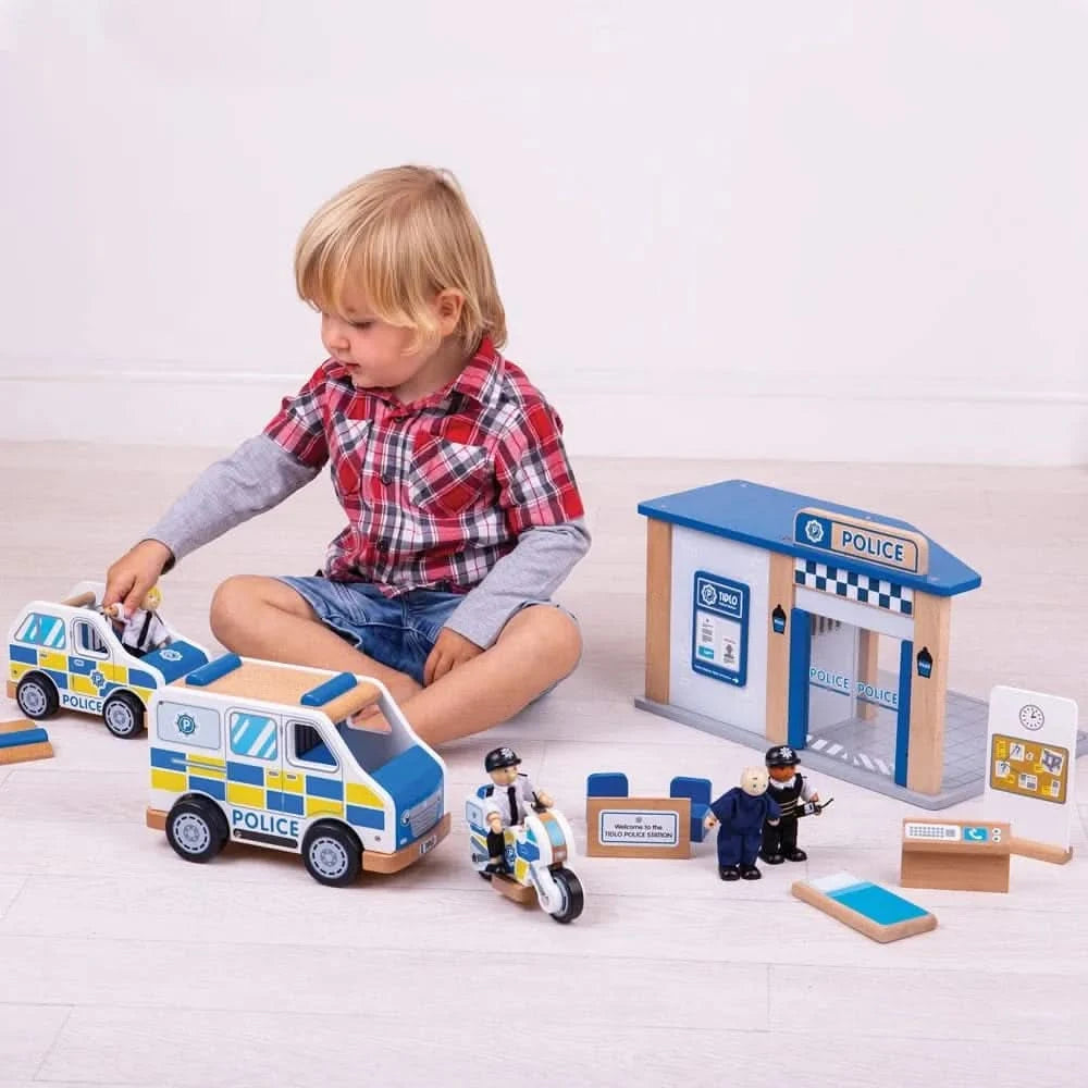 Tidlo Police Station Toy-Tidlo Police Station Toy