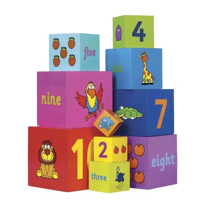 Tidlo Rainbow Stacking Cubes-Tidlo Rainbow Stacking Cubes
