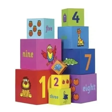 Tidlo Rainbow Stacking Cubes-Tidlo Rainbow Stacking Cubes