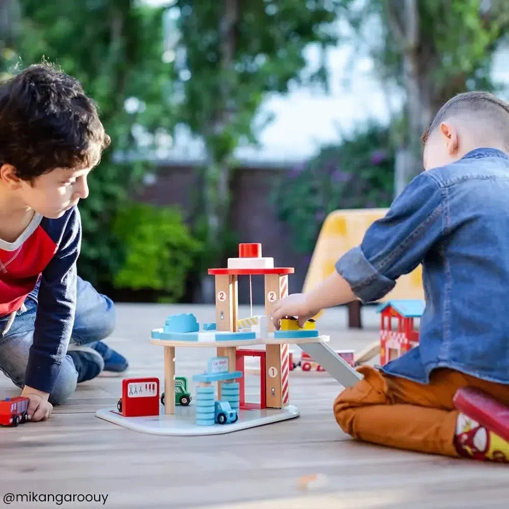 Tidlo Toy Garage-Tidlo Toy Garage