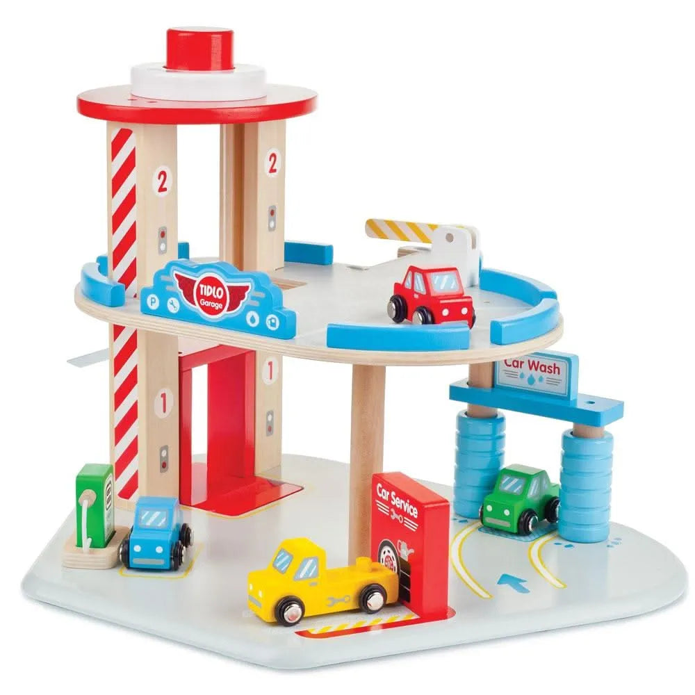 Tidlo Toy Garage-Tidlo Toy Garage