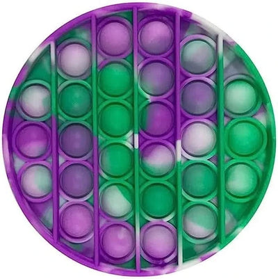 Tie Dye Push Fidget Popper Toy-Tie Dye Push Fidget Popper Toy