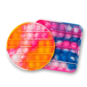 Tie Dye Push Fidget Popper Toy-Tie Dye Push Fidget Popper Toy
