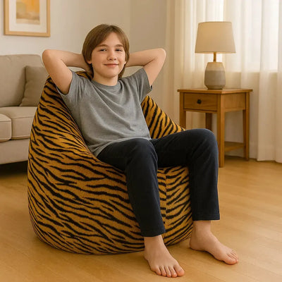 Tiger Print Slouch Bag-Tiger Print Slouch Bag