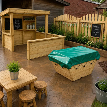 Timber Skip with Cover-Timber Skip with Cover