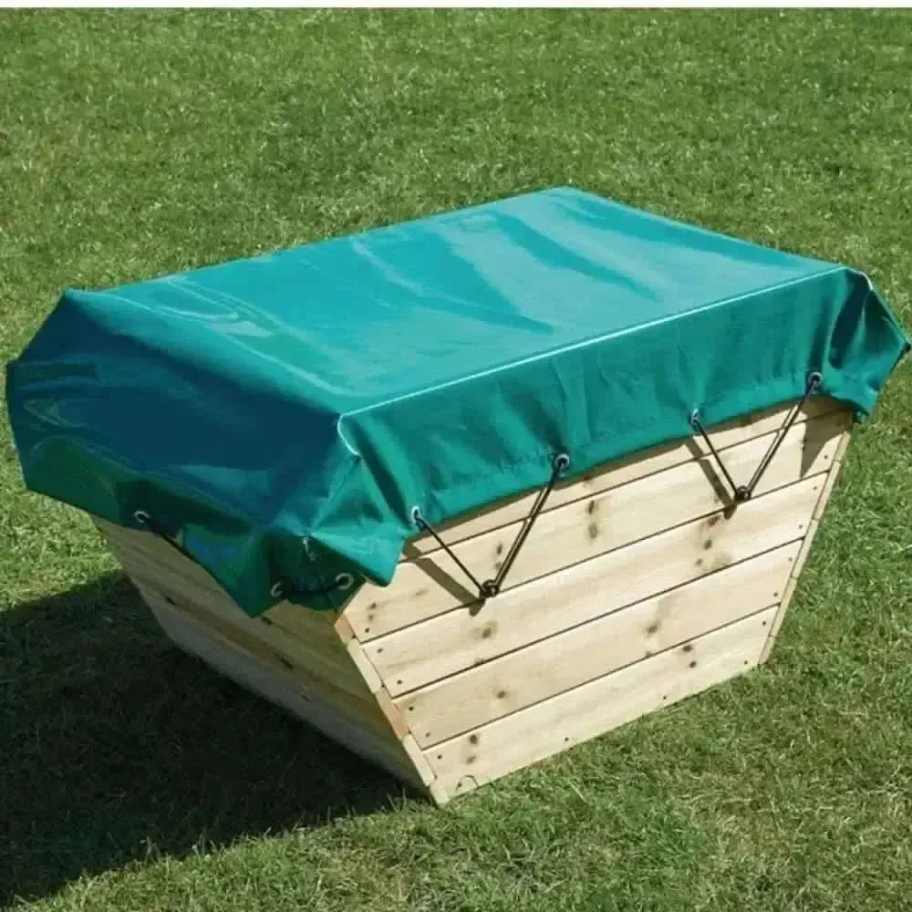 Timber Skip with Cover,Outdoor wooden skip,Outdoor wooden storage ...