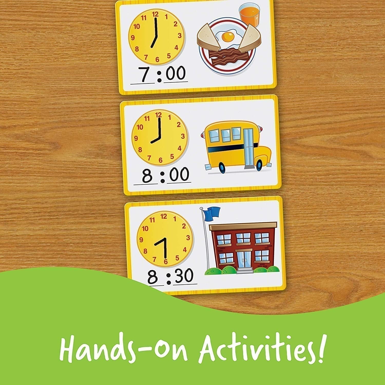 Time Activity Set, The Time Activity Set helps young learners to master time telling with these fun, hands-on activities and teaching resources. It’s time to learn all about time. Help your class build time-telling skills with this classroom-ready activity set that’s ideal for small group play. Everything you need to teach time in just one box! Features digital and analogue time formats Activities support beginners, intermediate and more advanced learners Contains wipe-clean components for use time and time