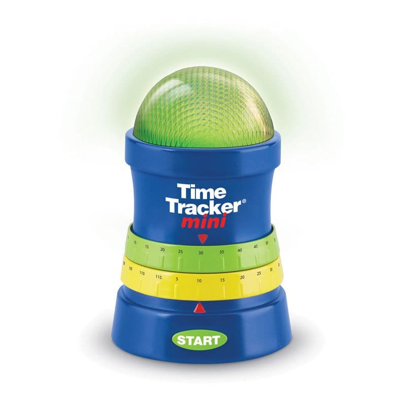 Time Tracker Mini, The Time Tracker Mini is the easy way to manage time in the classroom or at home. This simple version of the original Time Tracker can be used to support a variety of classroom activities.The timer runs on 3x AAA batteries (sold separately) so you can move it anywhere you like in the classroom, art studio, science lab, or your own home. The Time Tracker Mini is great for quick tasks and longer sessions alike. You can set the total alarm time from 5 minutes to 2 hours, in 5-minute incremen