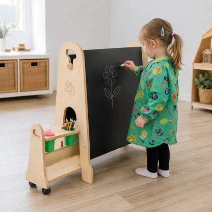 Toddler Easel with Storage nursery lifestyle scene 8