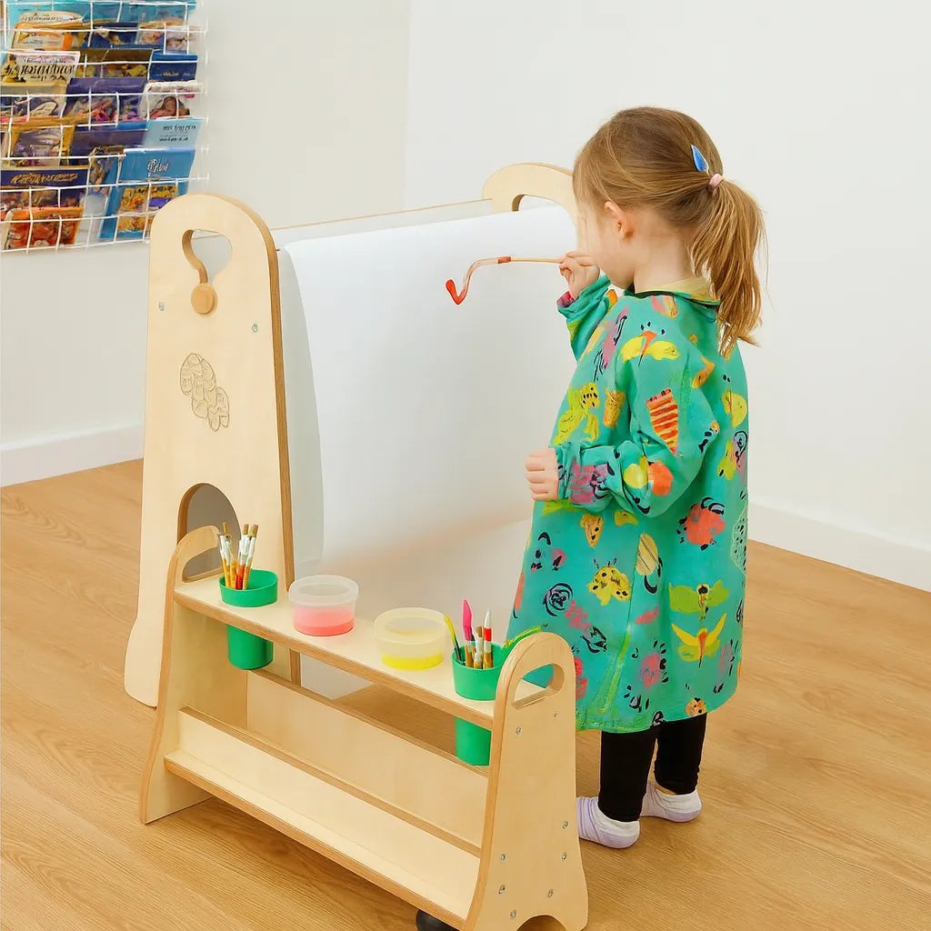 Toddler Easel with Storage-Toddler Easel with Storage