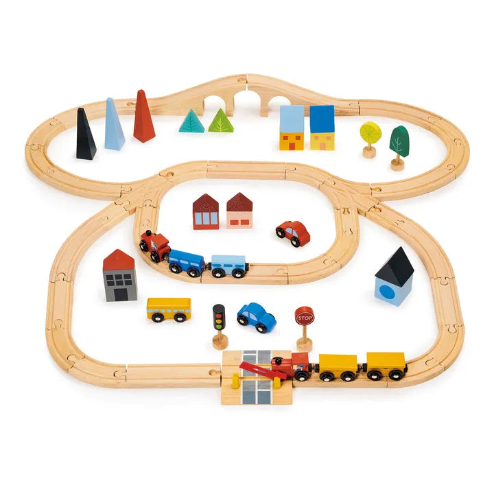 Town Train Set-Town Train Set