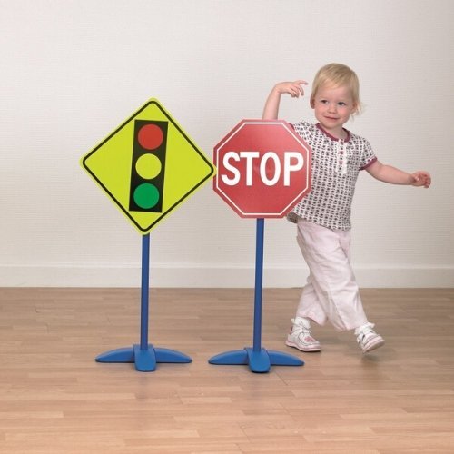 Traffic Signs Pk6, The Traffic Signs Pack of 6 is excellent for road safety, traffic awareness or just looking for something different for role play. The Traffic Signs Pk6 are easy to assemble and pack away. Traffic Signs Pk6 can be used indoors and outside. The Traffic Signs Pk6 set of large common road signs, ideal for role play. These traffic signs can be used indoors and out to add an element of excitement to learning about road safety and the world around us. Traffic Signs Pk6 Supports the following ar