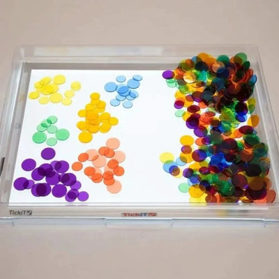 Translucent Colour Counters 500 Pack-Translucent Colour Counters 500 Pack