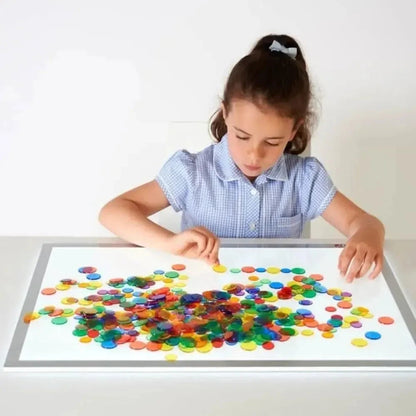 Translucent Colour Counters 500 Pack-Translucent Colour Counters 500 Pack