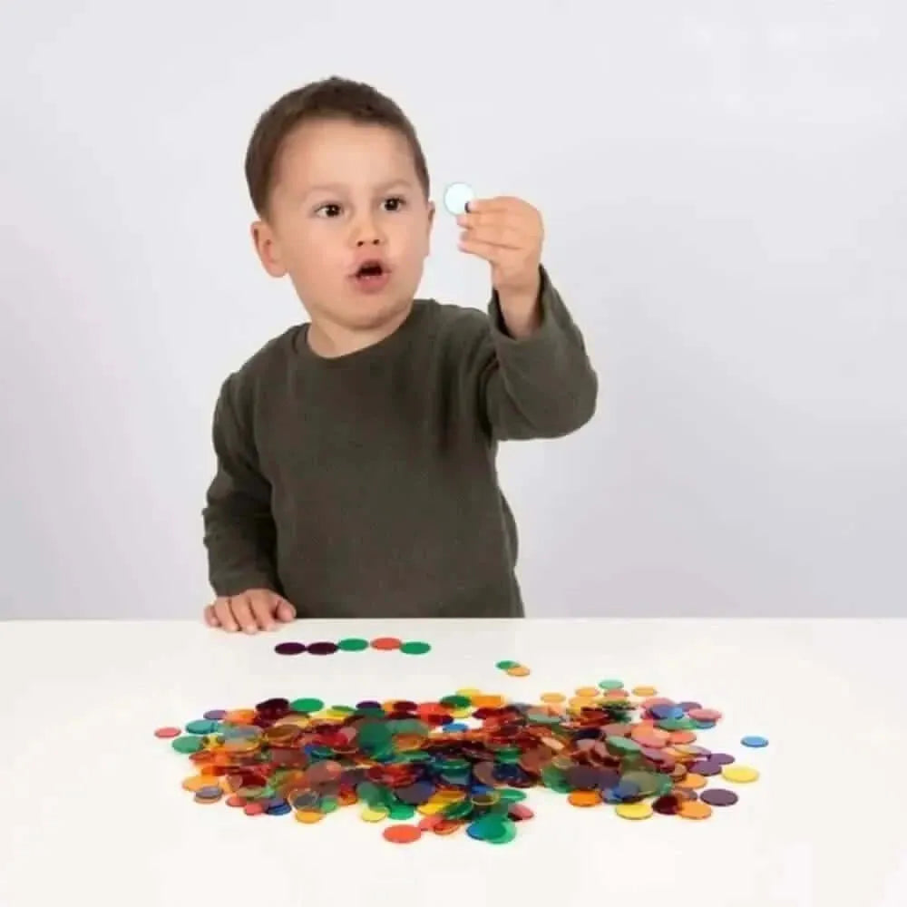 Translucent Colour Counters Set of 1000-Translucent Colour Counters Set of 1000