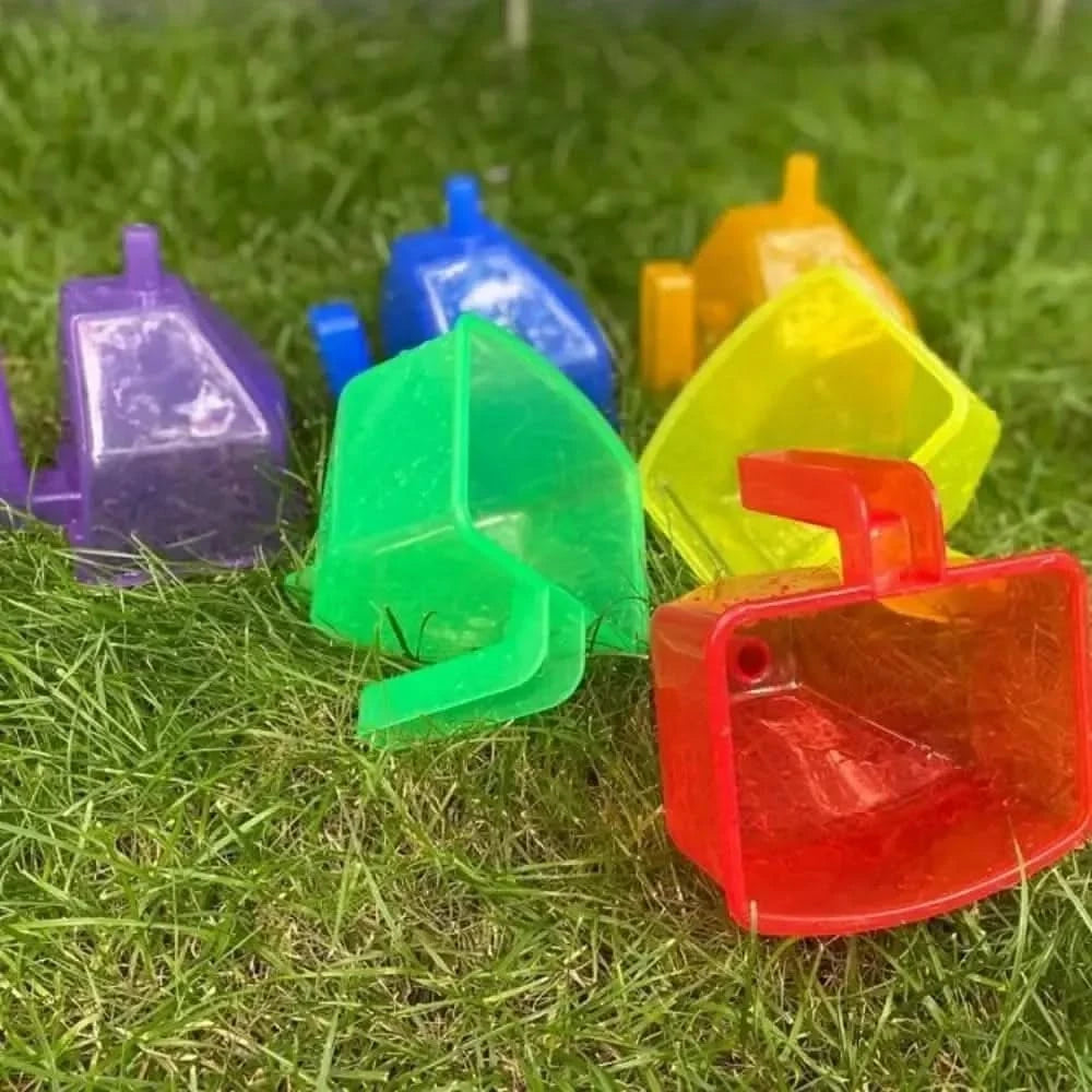 Translucent Colour Funnels Pk6-Translucent Colour Funnels Pk6