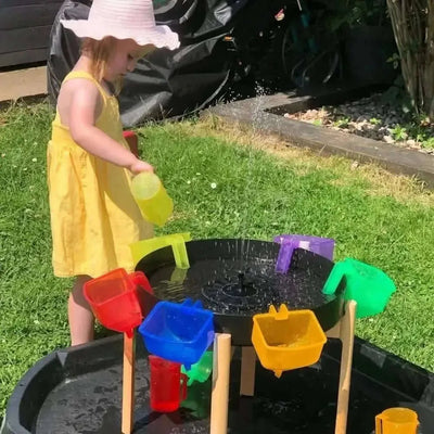 Translucent Colour Funnels Pk6-Translucent Colour Funnels Pk6