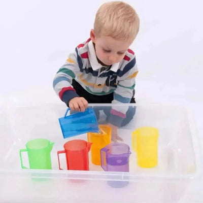 Translucent Colour Jug Set Set of 6-Translucent Colour Jug Set Set of 6