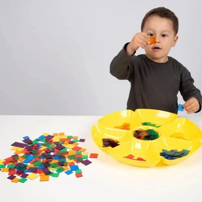 Translucent Colour Squares - Pk300-Translucent Colour Squares - Pk300